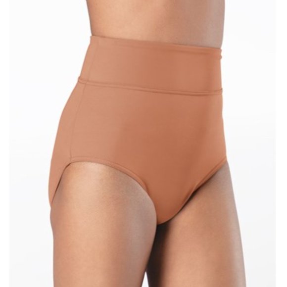 High Waisted Dance Brief in "Warm Sand" Size M - Picture 1 of 1